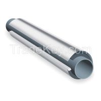 K-FLEX USA 6RYL100118AL Pipe Insulation, 1-1/8 In.x3 ft. L, Silver