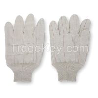 CONDOR 5AX85 D1409 Canvas Gloves Cotton L Natural PR