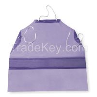 ANSELL 56009 Bib Apron Blue 47 in L