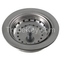 APPROVED VENDOR 1HEG4 Sink Strainer Pipe Dia 3 1/2 To 4 In SS