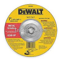 DEWALT DW4548 Depressed Center Whl T27 7x1/4x5/8-11 AO