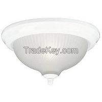 LUMAPRO 4UZJ6 Fixture Light White Frosted Swirl Lens