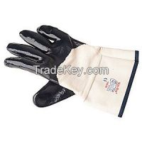 SHOWA BEST 706610 G6867 Coated Gloves L White/Navy Nitrile PR