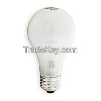 GE LIGHTING 60A/W Incandescent Light Bulb, A19,60W