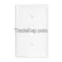 HUBBELL WIRING DEVICE-KELLEMS NP1W Wall Plate Switch 1Gang White