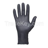 SHOWA BEST 9700PFL Disposable Gloves Nitrile L Black PK50