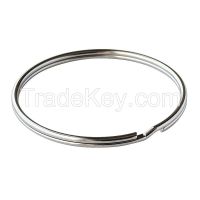 LUCKY LINE PRODUCTS 7700010  2in Split Ring Nickel-Plated Steel PK 10