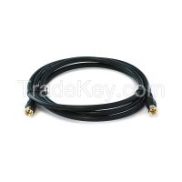 APPROVED VENDOR 5RGN7 Coax Cable RG-6 F-Type Conn Black 6 ft.