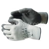 SHOWA BEST  451L09  D1527 Coated Gloves Knit Wrist L Gray PR