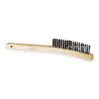 TOUGH GUY 1VAG6 Scratch Brush Rows 3 x 19 Carbon Steel