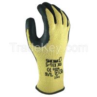 SHOWA BEST  STEX303L09  G2617 Cut Resistant Gloves Yellow/Black L PR