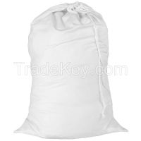 HONEY-CAN-DO LBG01140 Laundry Bag White Cotton