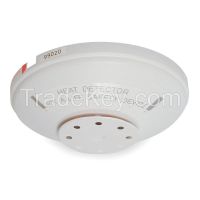 EDWARDS SIGNALING 281BPL Heat Detector White H 5 x L 5 In