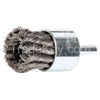 WEILER 10028 Knot Wire End Brush Steel 1-1/8 In.