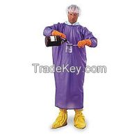 ANSELL 56903 Cleanroom Apron Blue Large