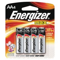 ENERGIZER E91BP4 Battery AA Alkaline PK 4