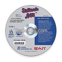 UNITED ABRASIVES-SAIT 23177 Abrasive Cut-Off Wheel, 5 in. dia.