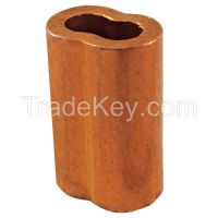 LOOS SL210  Wire Rope Oval Sleeve 5/16 In 122 Copper 