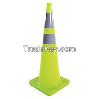  APPROVED VENDOR 6FHA8  Traffic Cone 36 In.Fluorescent Lime