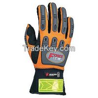 MCR HV100XXL Mechanics Gloves Orange/Gray/Blk 2XL PR