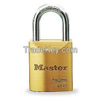 MASTER LOCK 6840KA10G201 Padlock KA 1-3/16 In H 5 Pin Brass