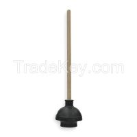 APPROVED VENDOR  1RLV8 Forced Cup Plunger, Rubber, Cup Size 6In.