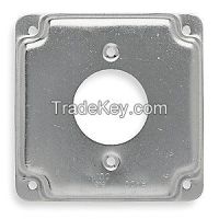 RACO 812C Cover 4x4 20 A Receptacle 1.594 In Dia