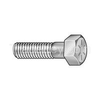 NUCOR 00081-2622-452  Hex Cap Screw Gr 8 3/8-24x1-3/4 PK100