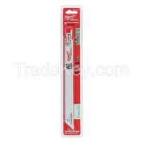 MILWAUKEE 48004187 H2217 Reciprocating Saw Blade 9 in L PK 5