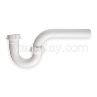 APPROVED VENDOR 1PNX6 P Trap Plastic Pipe Dia 1 1/2 In