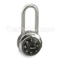 MASTER LOCK  1500LH  Combination Padlock Front 1 Dial SS