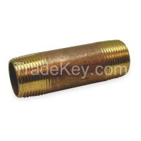 APPROVED VENDOR   1VGT7  Nipple Red Brass 3/4 x 2 In Threaded