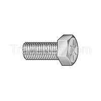 GRAINGER APPROVED 2EU57 Hex Cap Screw, Gr 8,3/4-10x2-1/2, PK5