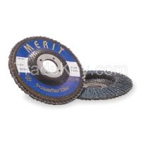 MERIT 08834193652 Arbor Mount Flap Disc, 5in, 80, Medium