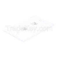 APPROVED VENDOR 14J392 WallPlate Blank 2 Hole White