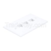 APPROVED VENDOR 14J394 WallPlate Blank 3 Hole White
