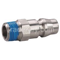 SPEEDAIRE 30E584 Coupler Plug (M)NPT 1/4 304 SS