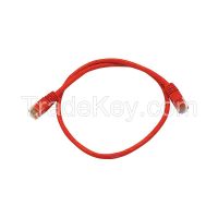 APPROVED VENDOR 5PZT9 Patch Cord Cat5e 2Ft Red
