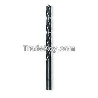 WESTWARD 4UL53 Jobber Drill Bit HSS Black 15/64 In