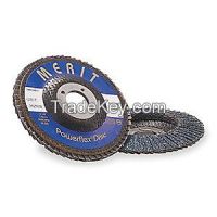 MERIT 08834193651 Arbor Mount Flap Disc, 5in, 60, Coarse