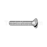 APPROVED VENDOR   2BU74   Mach Screw Oval 10-32x3/4 L PK 100