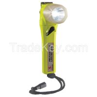 PELICAN   3610PL   Flashlight, LED, Yellow, 126 L, AA