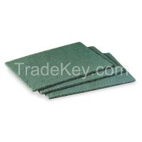 3M 96 Scouring Pad Green 6In L 9In W PK20