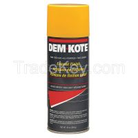 DEM-KOTE 6FGJ2 Spray Paint, Safety Yellow, 10 oz.