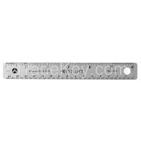 WESTCOTT 10414 Ruler 6 Inch Stainless Steel