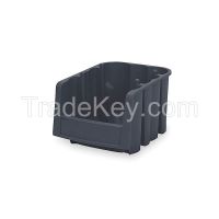 AKRO-MILS 30796BLACK Stack and Nest Bin 8-7/8 in L Black