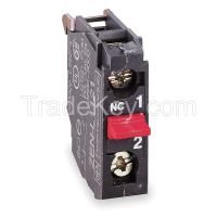 SCHNEIDER ELECTRIC ZENL1121 Contact Block, 1NC Slow Break, 22mm