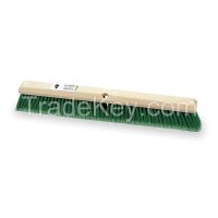 TOUGH GUY 3U766 Push Broom Green Synthetic Floor Brush