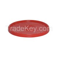 APPROVED VENDOR 34A235 Plastic Pail Lid Snap Round Red