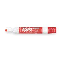 EXPO 80002 Dry Erase Marker, Lo Odor, Red, PK12